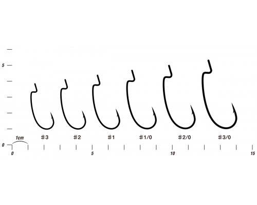 Крючок Decoy Worm37 Kg Hook Narrow #2/0 (8 шт/уп) 1562.08.85