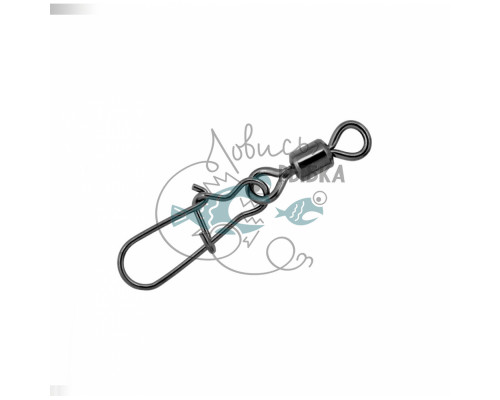 Застежка с вертлюгом Rolling swivel/Nice Snap BN #8 10шт. Sws-1000-008